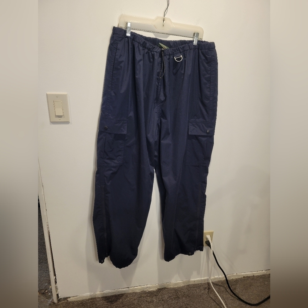 Field&stream Mens Size XXL Hiking Navy Cargo Rain Pants - Picture 2 of 7